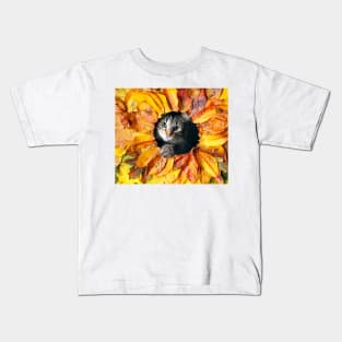 Autumn cat Kids T-Shirt